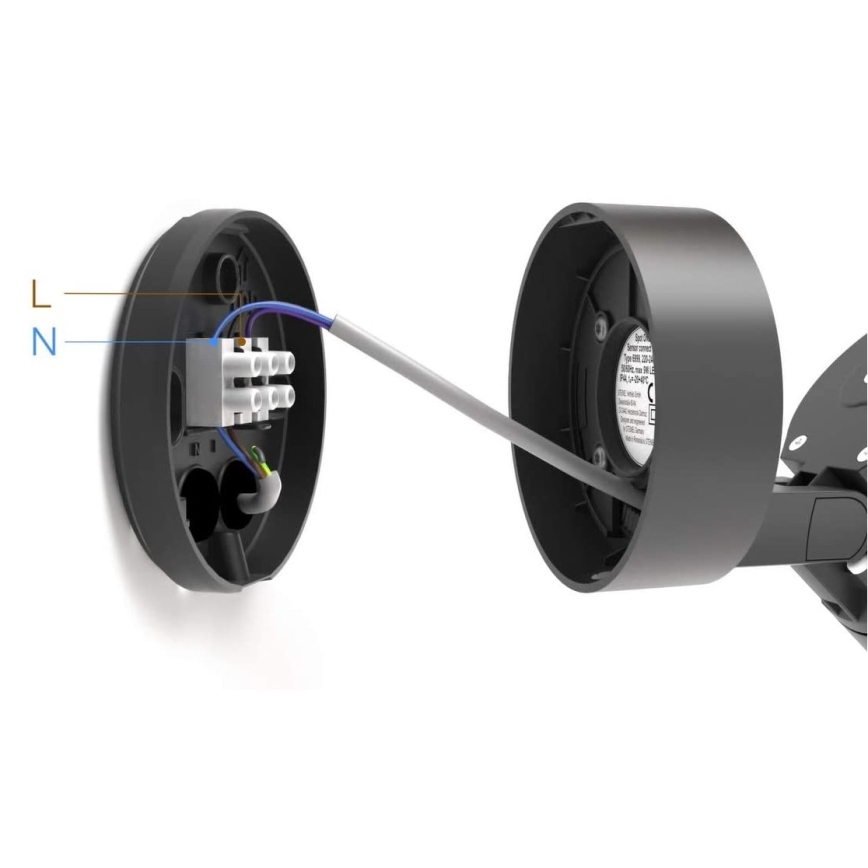 STEINEL 058630 - Applique murale d'extérieur LED avec capteur SPOT ONE 1xGU10/7W/230V IP44
