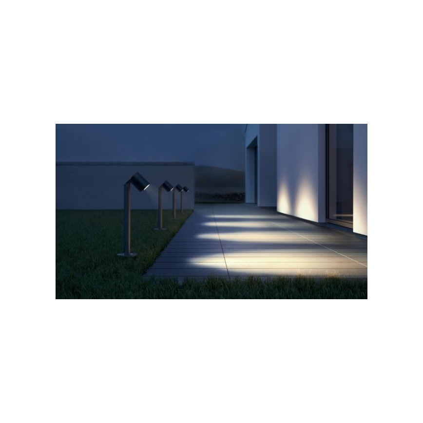STEINEL 058661 - LED-Außenleuchte mit Sensor SPOT WAY 1xGU10/7W/230V IP44