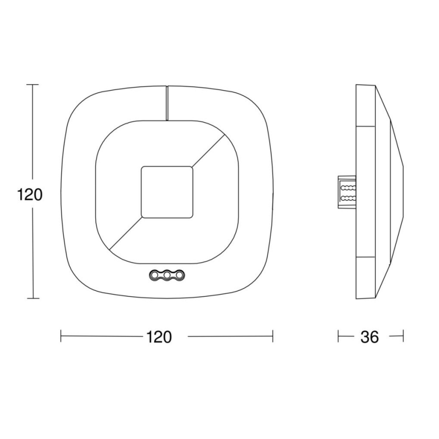 Steinel 059484 - Détecteur de présence HF 360 V3 KNX blanc