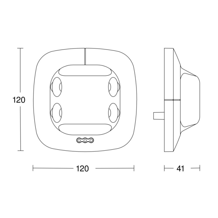 Steinel 059491 – Präsenzmelder Dual US KNX weiß