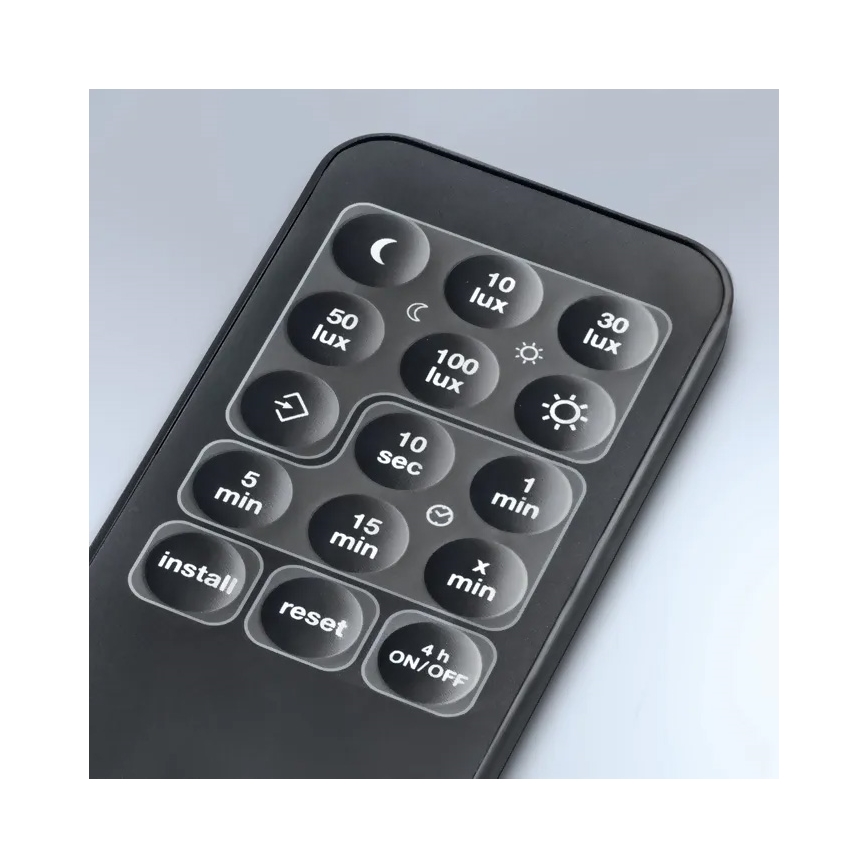 Steinel 059538 - Bewegungsmelder SensIQ IP54 schwarz + Fernbedienung