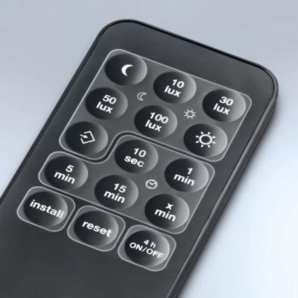 Steinel 059576 - Détecteur de mouvement SensIQ IP54 blanc + télécommande