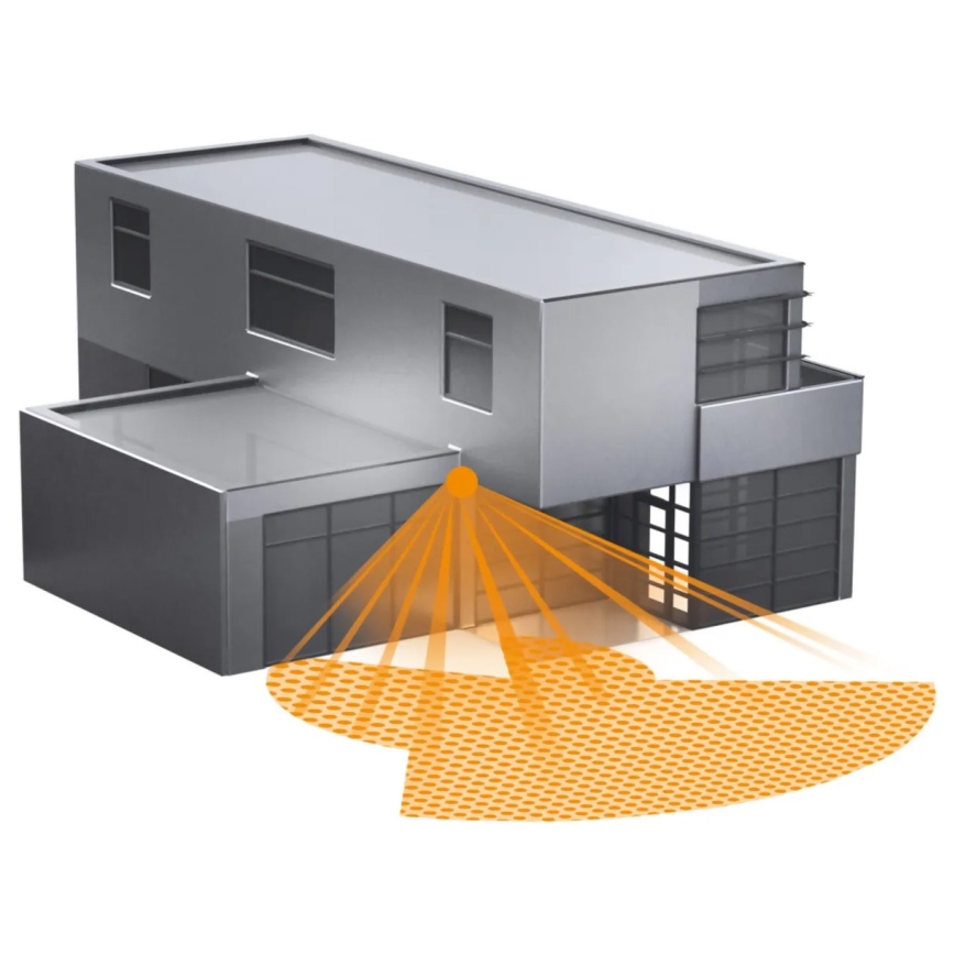 Steinel 059606 - Détecteur de mouvement SensIQ S IP54 noir+ télécommande