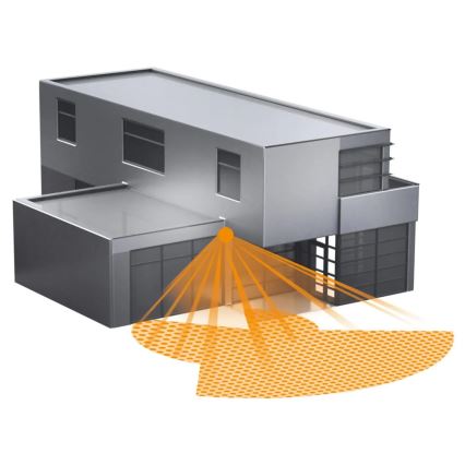 Steinel 059613 - Sensore di movimento SensIQ S IP54 bianco + telecomando