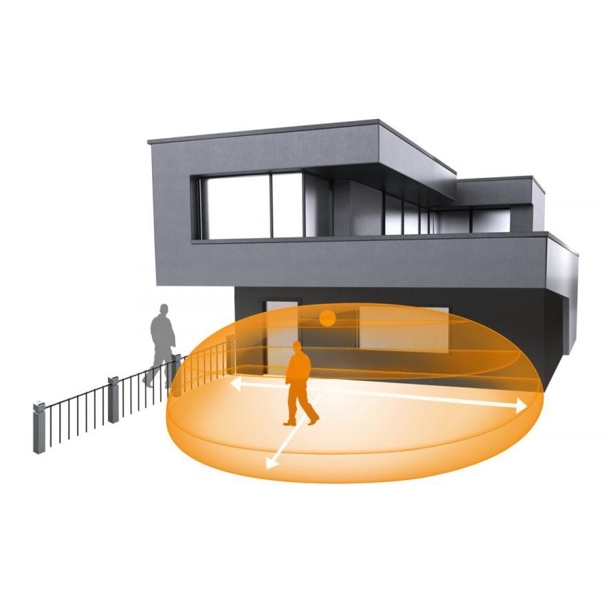 Steinel 059644 - Sensore di movimento iHF 3D KNX IP54 bianco