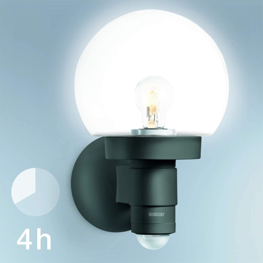 Steinel 059880 - Applique d'extérieur LED avec détecteur L 115 1xE27/60W/230V IP44