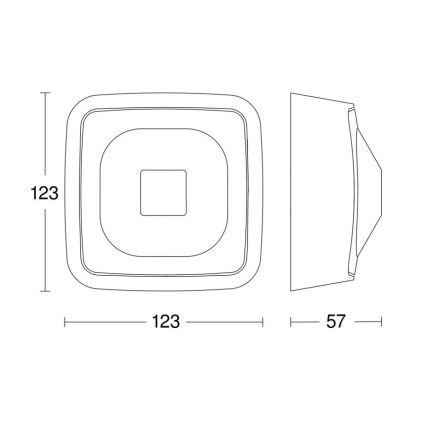 Steinel 064259 - Détecteur de présence HF 360-2 COM2 IP54 blanc