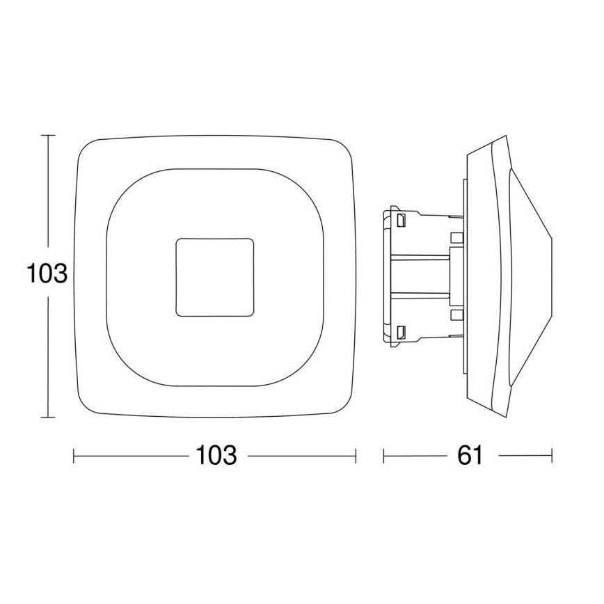 Steinel 064266 – Präsenzmelder HF 360-2 DALI-2 APC weiß