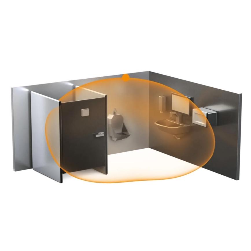 Steinel 064273 - Rilevatore di presenza HF 360-2 DALI-2 APC IP54 bianco