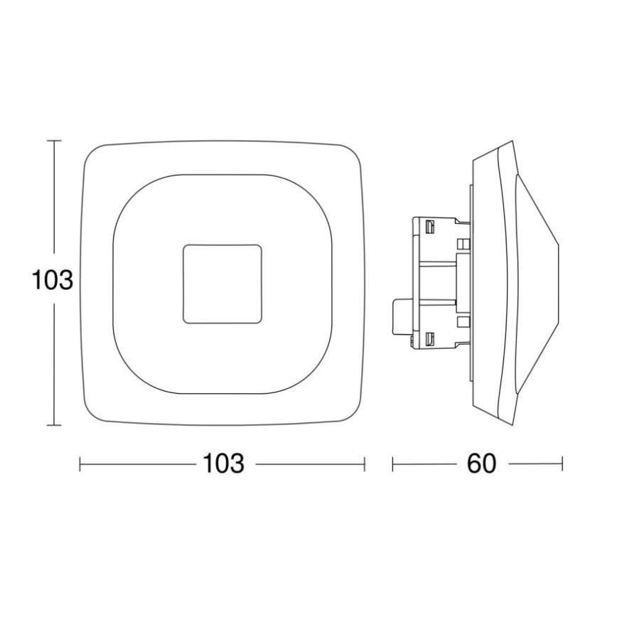 Steinel 064303 – Präsenzmelder HF 360-2 KNX weiß