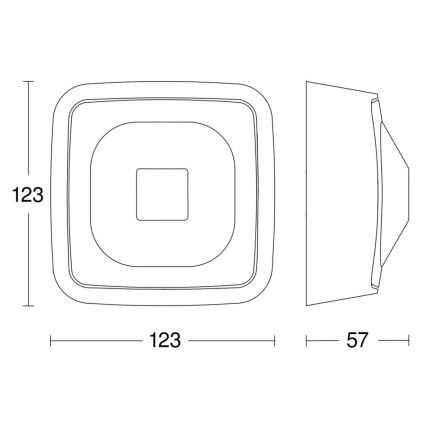 Steinel 064440 - Präsenzmelder HF 360-2 COM1 IP54 weiß