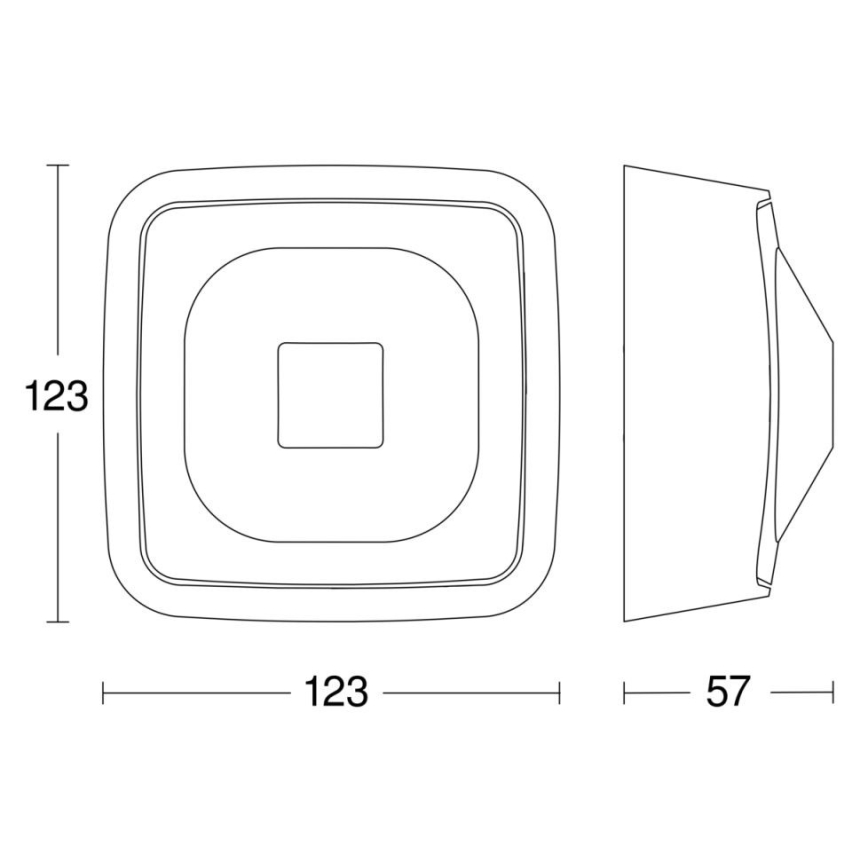 Steinel 064440 - Präsenzmelder HF 360-2 COM1 IP54 weiß
