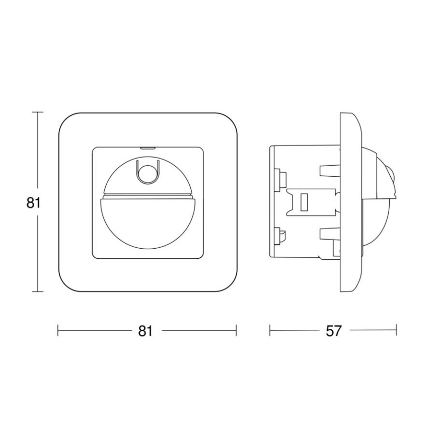 Steinel 065003 - Détecteur de mouvement IR 2180 UP ECO 230V blanc