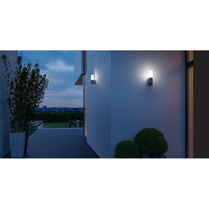 Steinel 065287 - Luminaire d'extérieur LED avec détecteur L 605 LED/9,5W/230V IP44 anthracite