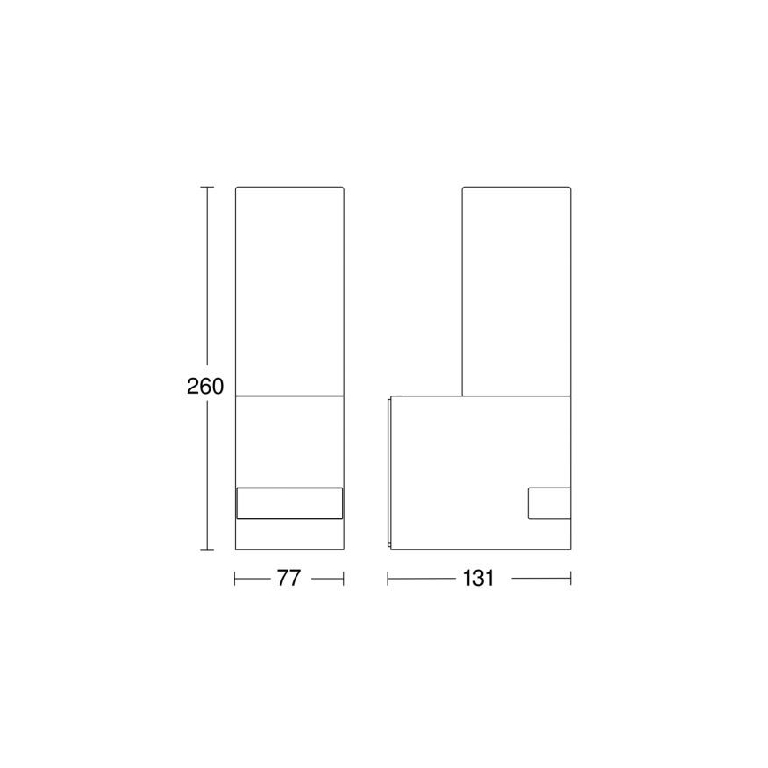 Steinel 065287 - Luminaire d'extérieur LED avec détecteur L 605 LED/9,5W/230V IP44 anthracite