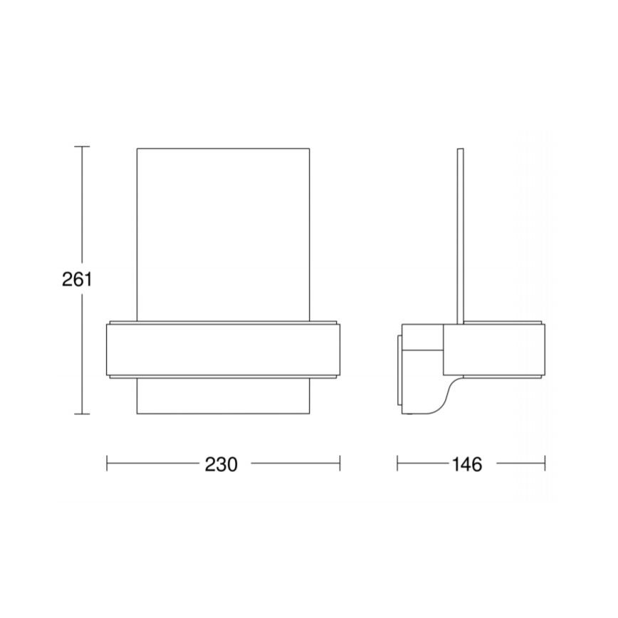 STEINEL 065713 - Numéro de maison LED avec capteur L820 LED/12,5W/230V IP44
