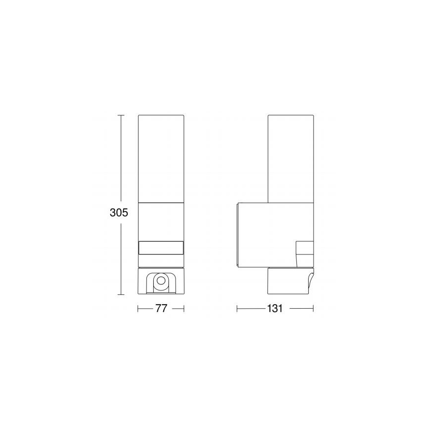 Steinel 065829 - Lampada LED con sensore da esterno L 620 LED/13,5W/230V IP44