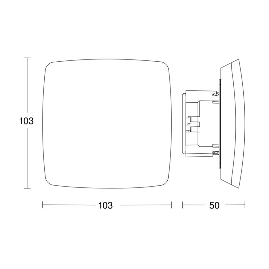 Steinel 066031 – Präsenzmelder True Presence IP weiß