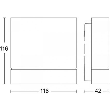 Steinel 066079 - Détecteur de mouvement extérieur IS 180 DIGI HD COM1 IP54 anthracite