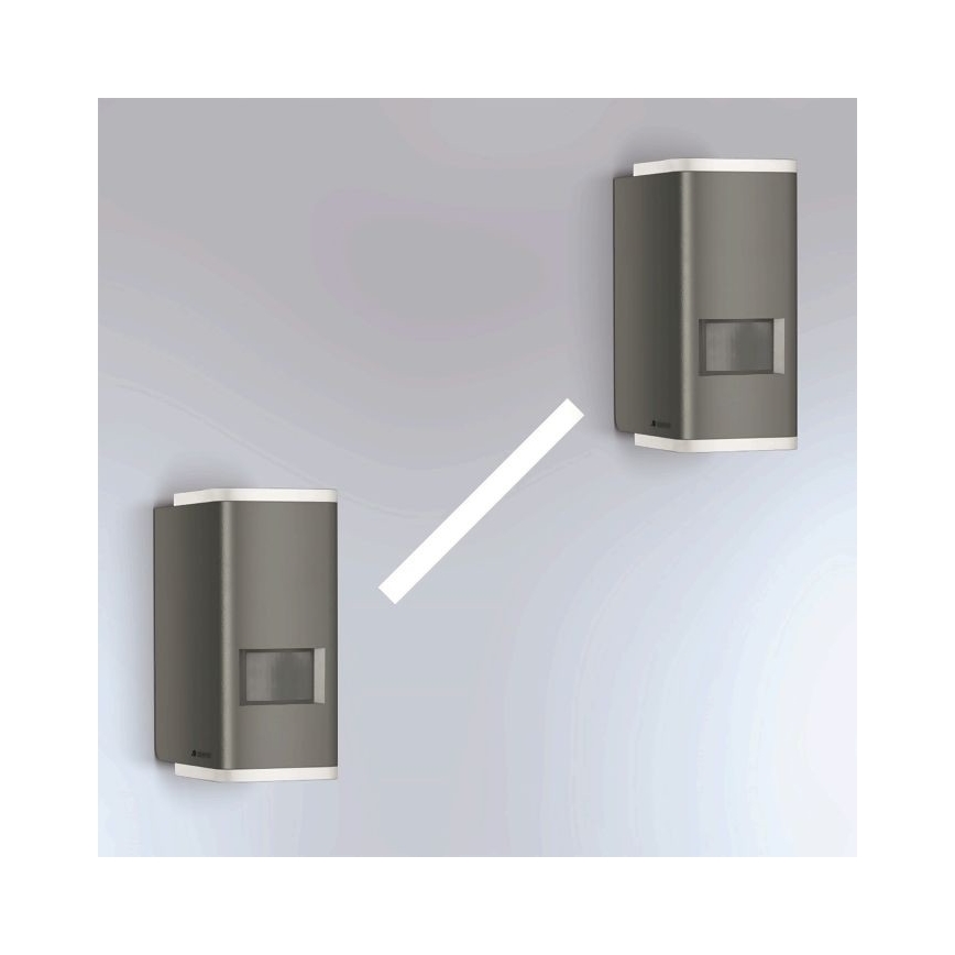 Steinel 067199 - Luminaire d'extérieur avec un détecteur L 930 S LED/9,3W/230V IP44 anthracite