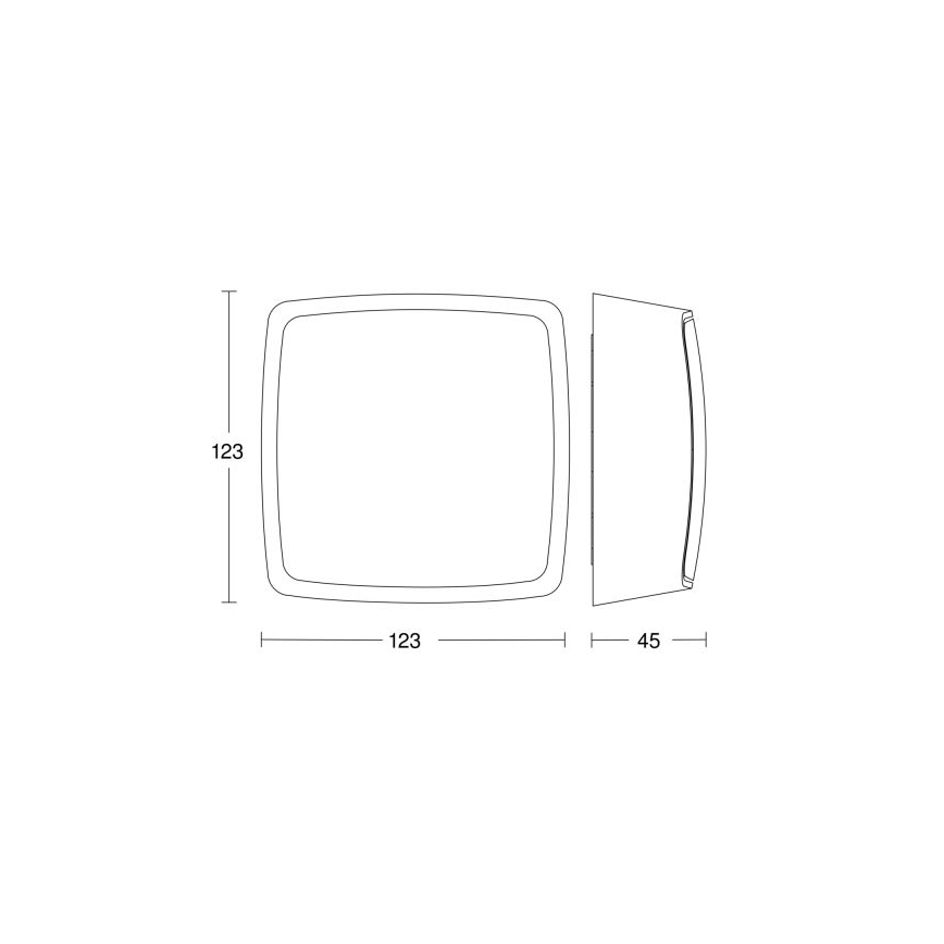 Steinel 068288 - Rilevatore di presenza TRUE PRESENCE COM2G IP54 nero