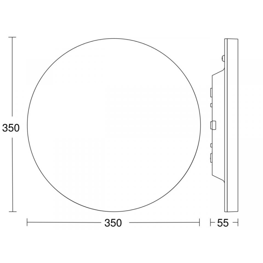 Steinel 068455 - SET 5x Plafoniera LED dimmerabile con sensore RS PRO R20 BASIC SC LED/15,4W/230V 3000K IP40