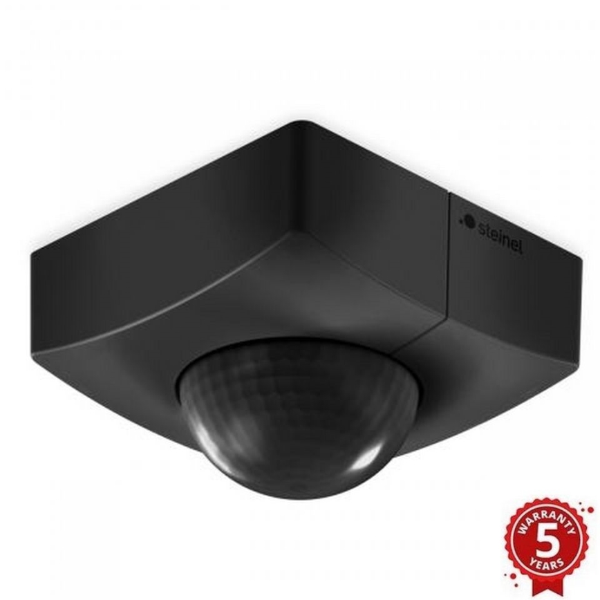Steinel 068561 - Détecteur de mouvement IS 3360 40m V3 KNX IP54 carré noir