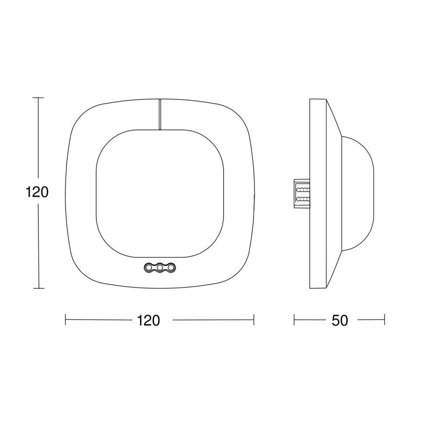 Steinel 068622 – Präsenzmelder IR Quattro HD 24m KNX schwarz