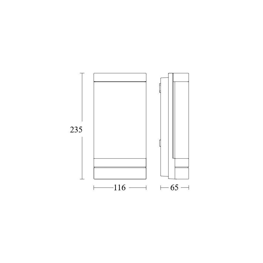 Steinel 068714 - Lampada da esterno a LED L 271 C LED/6,6W/230V 3000K IP44