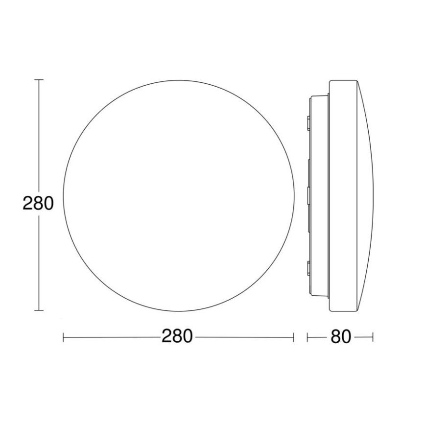 Steinel 069681 - LED-Deckenleuchte für Badezimmer mit Sensor RSPRO P1 LED/9,4W/230V 3000K IP54