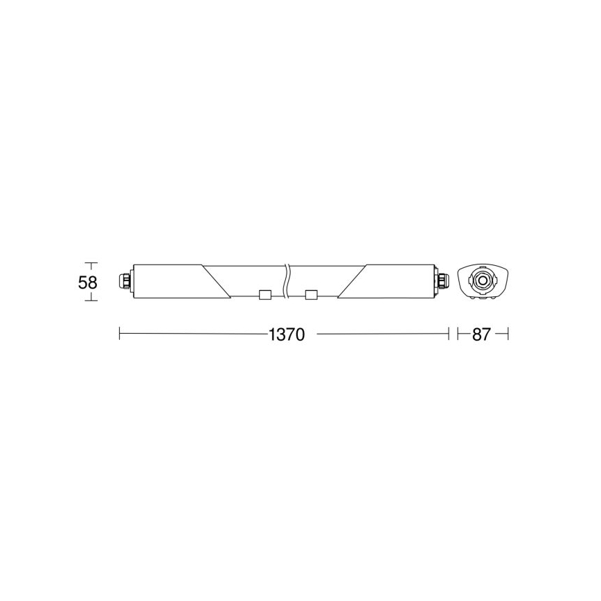 Steinel 079178- Luminaire industriel LED avec détecteur RS PRO CONNECT 5100 SL 30W/230V IP66
