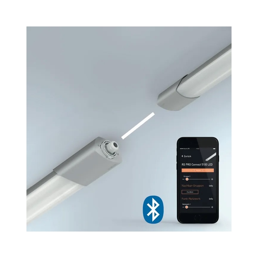 Steinel 079185-Luminaire industriel avec détecteur RSPRO 5100SC LED/31W/230V IP66