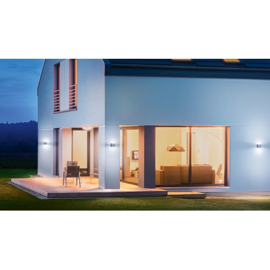 Steinel 079253 - LED Außenwandleuchte L830 C LED/9,1W/230V IP44 anthrazit