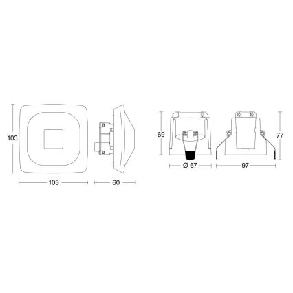 Steinel 079437 – Präsenzmelder HF 360-2 KNX weiß