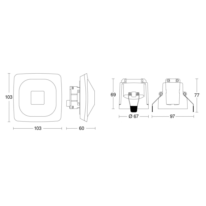 Steinel 079437 – Präsenzmelder HF 360-2 KNX weiß