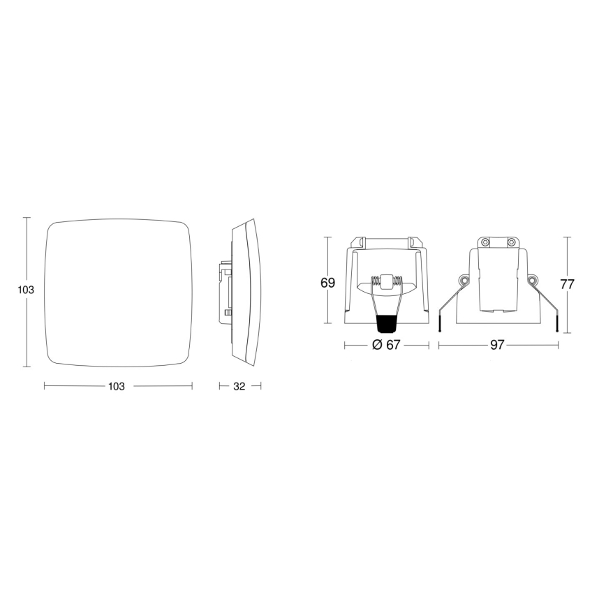 Steinel 079451 - Rilevatore di presenza TRUE PRESENCE KNX bianco