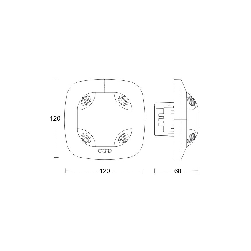 Steinel 079574 - Détecteur de présence DualTech COM1 blanc
