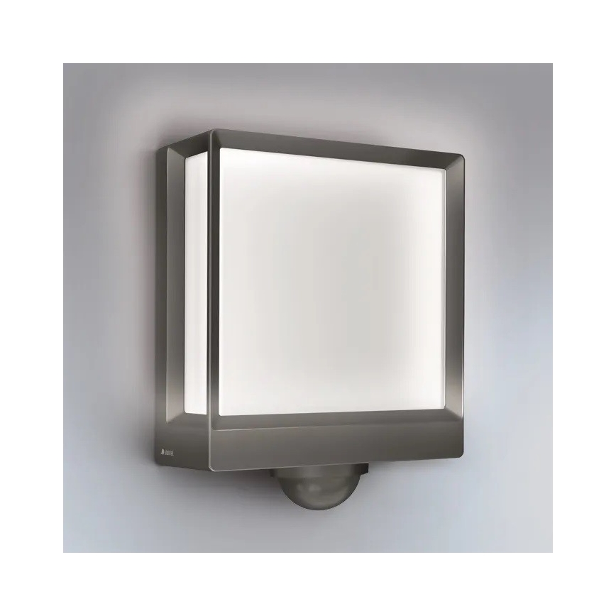 Steinel 085247 - LED Dimmbare Outdoor-Wandleuchte mit Sensor L40SC LED/12,9W/230V