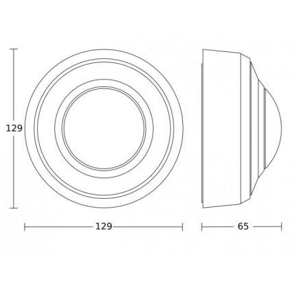 Steinel 087951 - Détecteur de mouvement extérieur avec un détecteur de présence PD-8 ECO KNX 360° IP54 blanc