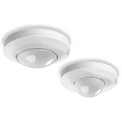 Steinel 088019 - Outdoor-Bewegungssensor mit Präsenzsensor PD-24 ECO KNX 360° IP54 weiß