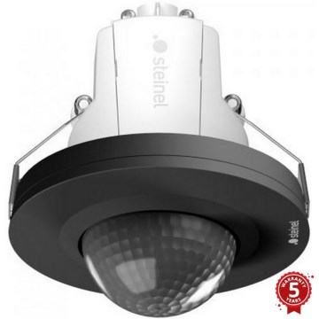 Steinel 088026 - Détecteur de mouvement encastrable avec un détecteur de présence PD-24 ECO KNX 360° noir