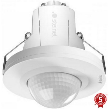 Steinel 088033 - Détecteur de mouvement encastrable avec un détecteur de présence PD-24 ECO KNX 360° blanc