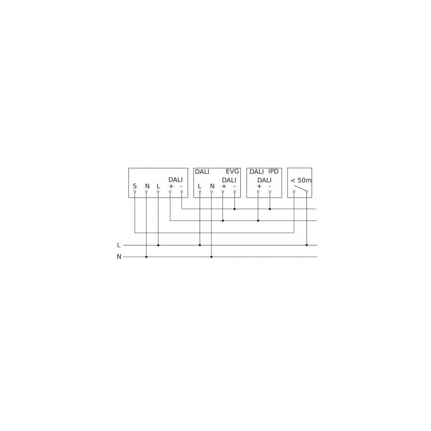 Steinel 088156 - Détecteur de mouvement extérieur avec un détecteur de présence PD-8 ECO DALI-2 360° IP54 blanc