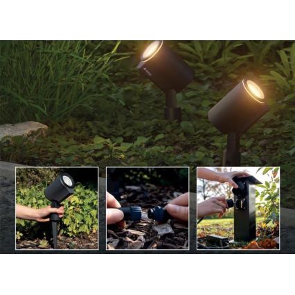 Steinel 089351 - LED RGBW Lampada da esterno LED/7,9W/24V IP65