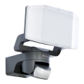 Steinel 090012 - Projecteur avec détecteur XLED PROTECT LED/14,3W/230V 3000K IP54 anthracite