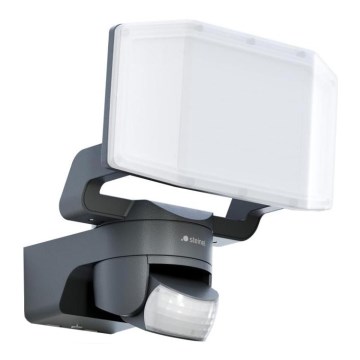 Steinel 090012 - Riflettore LED con sensore XLED PROTECT LED/14,3W/230V 3000K IP54 antracite