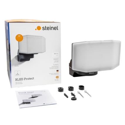 Steinel 090029 - Riflettore LED XLED PROTECT LED/13,6W/230V 3000K IP54 antracite