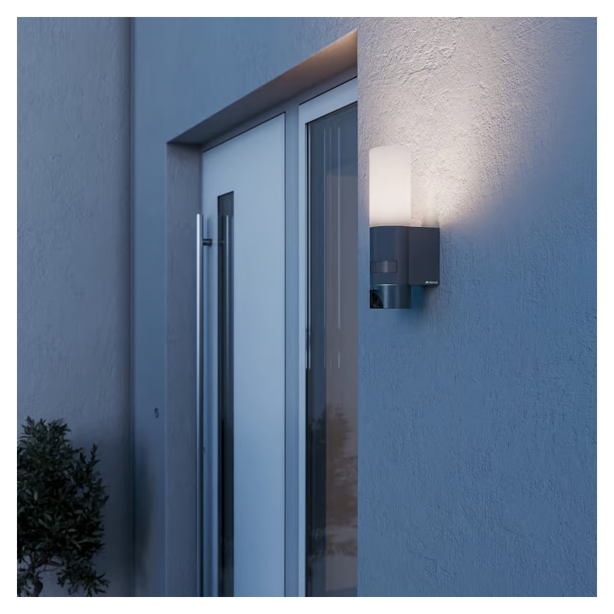 Steinel 092597 - Lampada da esterno a LED con sensore e telecamera L 620 LED/13,5W/230V IP44