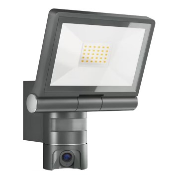 Steinel 092603 - Projecteur LED avec détecteur et caméra LED/21W/230V IP44