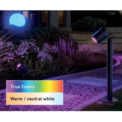 Steinel 093907 - Kit base LED RGBW 2x lampada da esterno LED/7,8W/24V IP65